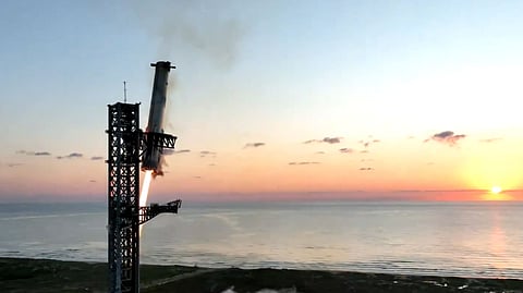 SpaceX Starship rocket launch: Flight 5 catches booster