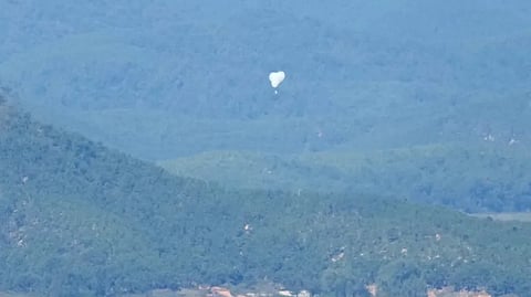 north korea ballon