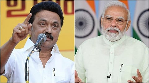 முக ஸ்டாலின் - மோடி