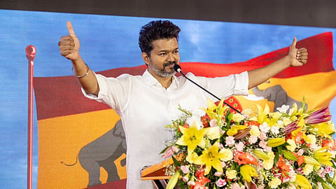 தவெக தலைவர் விஜய்