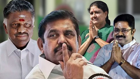 எடப்பாடி பழனிசாமி, ஓ.பன்னீர்செல்வம், சசிகலா, டிடிவி தினகரன்