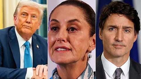 usa president donald trump tariffs on mexico canada china