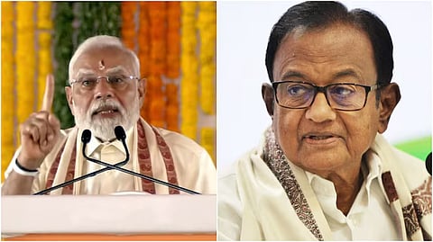p chithamparam - pm modi