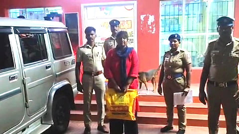 பெண் கைது