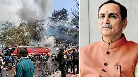 flight crashed gujarat former chief minister vijay rupani confirmation awaited