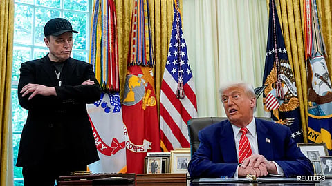 donald trump says on could elon musk be deported from the US