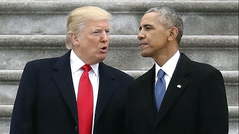 donald trumps again meme attack depicts obama from ai video