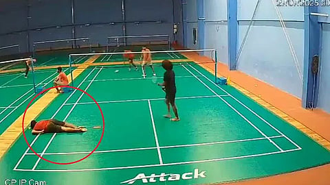 25-year-old dies of suspected heart attack while playing badminton