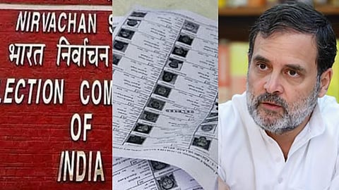 congress chief rahul gandhi alleges massive voter fraud