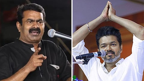 Seeman criticizes the Tvk in press meet