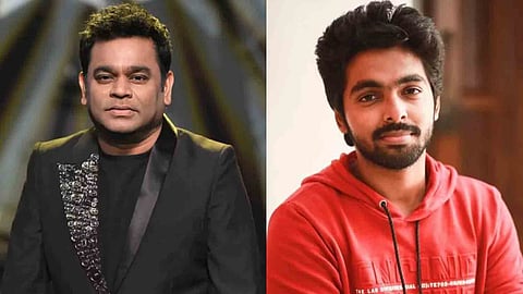 gv prakash receives piano gift from arrahman for national award