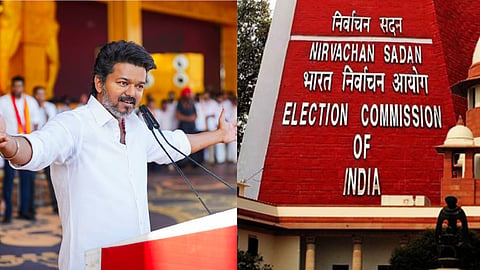 election commission answer on tvk party case in madras high court