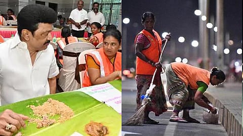 தூய்மைப் பணியாளர்களுக்கு 3 வேளையும் கட்டணமில்லா உணவு