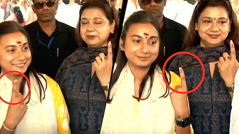 mp shambhavi chaudhary double inked fingers controversy in bihar election