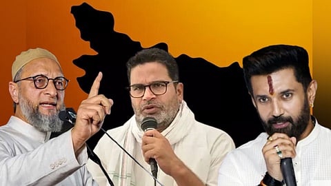 ஒவைசி, சிராக் பாஸ்வான், பிரசாந்த் கிஷோர்