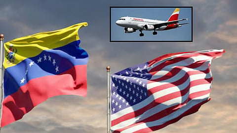 donald trump orders closure of airspace and is US military action in venezuela