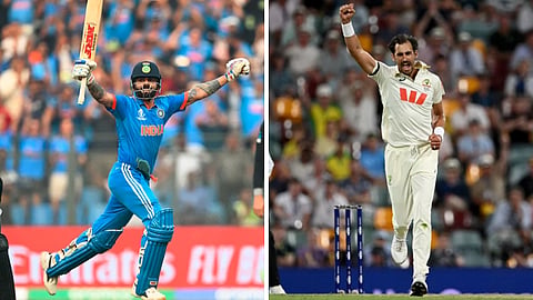 virat kohli - mitchell starc