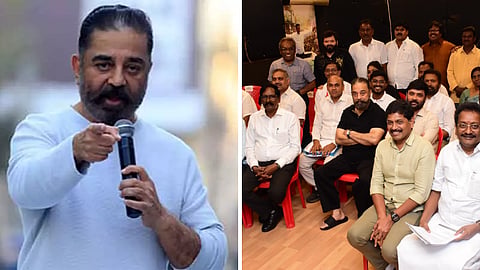 தொகுதி பங்கீடு குறித்து கமல்ஹாசனை சந்தித்து பேசிய திமுக அமைச்சர்கள்