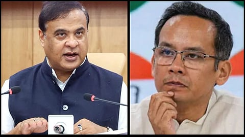 assam CM Himanta Sarma vs congress chief Gaurav Gogoi
