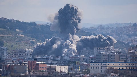 israel attack on lebanon react on iran