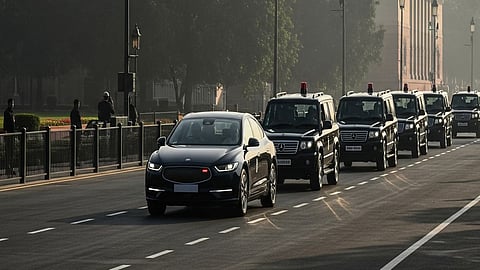 Modi Trims convoy