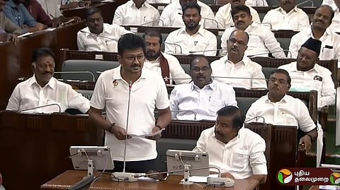 Udhayanidhi Stalin speech on TVK confidence vote
