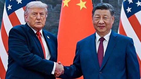 US President donald trump China President xi jinping meet