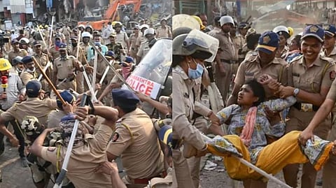 Tension Erupts in Bandra East During Mosque Demolition Drive