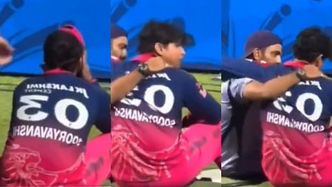 sooryavanshi crying after her defeat in qualifier 2