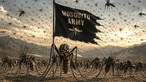 Mosquito Army - AI generated image