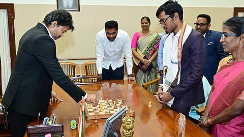 Praggnanandhaa Meets CM Vijay After Norway Chess Win