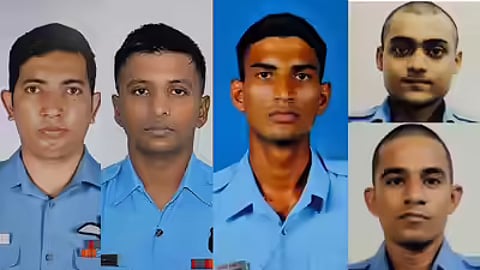 IAF Reveals Names of 5 Air Warriors Killed in Assam Crash