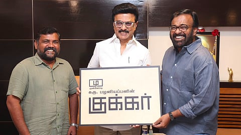 MK Stalin Unveils Title of Karu Palaniappan’s New Film