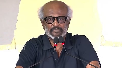 actor rajinikanth says on dharman first look movie