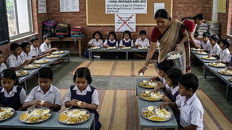 Eggs Out Of Midday Meal Scheme In West Bengal in BJP Govt