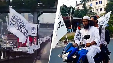 Kalema flags used by IS AlQaida appear in Bangladesh amid FIFA WC