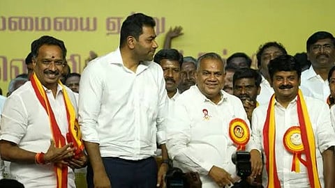 Former Ministers M.R. Vijayabaskar and C. Vijayabaskar Join TVK