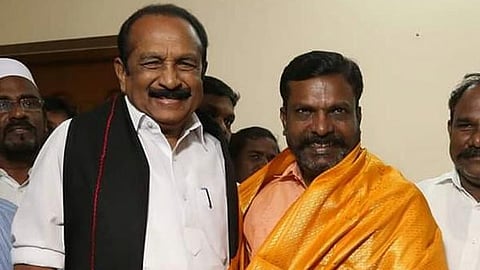 Vaiko Reacts to Thirumavalavan’s DMK Friendship Statement
