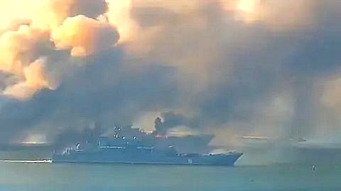 Ukraines Drones Target 136 Russia Ships in 10 Days