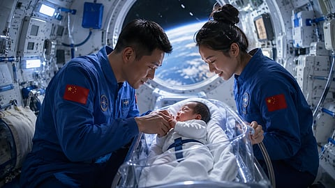 Babies in space