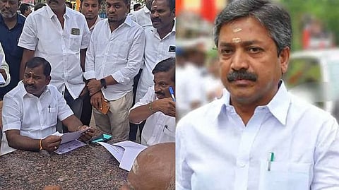 1,000+ CV Shanmugam Supporters Quit AIADMK in Protest
