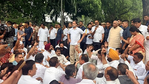 Rahul Gandhi Detained After Congress Protest in Delhi