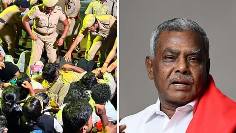 தமிழக அரசின் கைது நடவடிக்கைக்கு சிபிஎம் பெ.சண்முகம் கண்டனம்