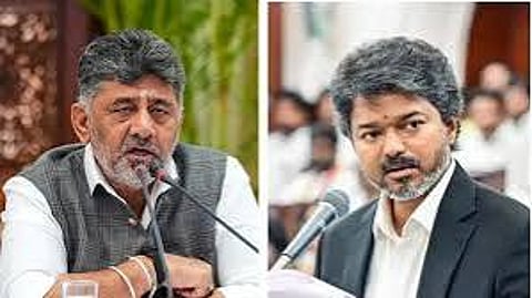 TN CM Vijay Heads to Bengaluru at Cauvery Water Dispute