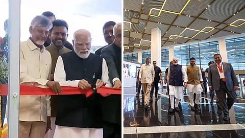 pm opens new andhra airport