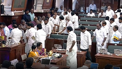 DMK MLAs Walk Out After Speaker Rejects Reply Demand