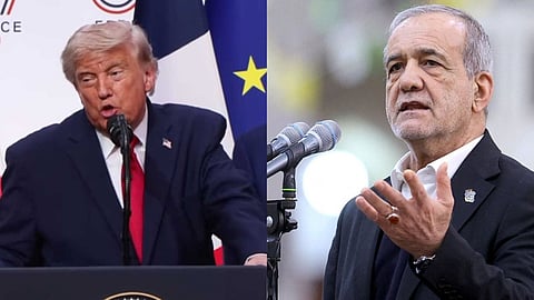 Donald Trump & Masoud Pezeshkian