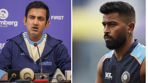gambhir - hardik