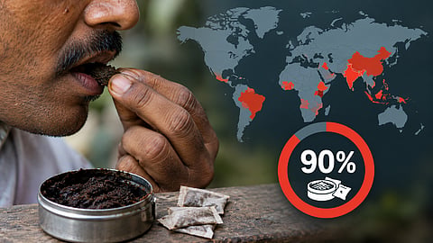 90% of Smokeless Tobacco Deaths Occur in 10 Countries