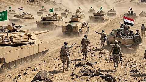 Yemen and Saudi against houthis attack prepares